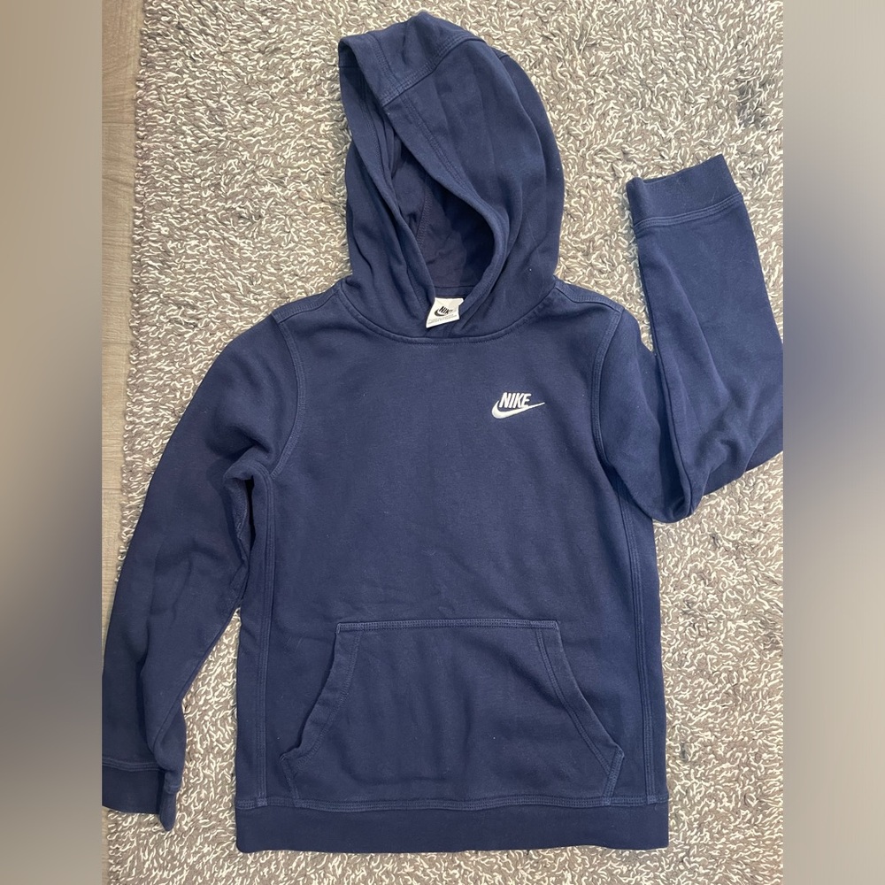 Nike hoodie sweatshirt, Navy blue